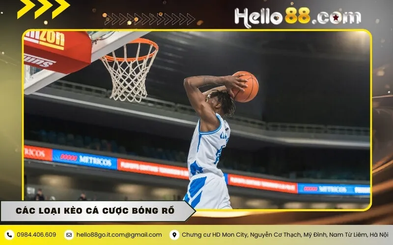 Các loại kèo cá cược bóng rổ