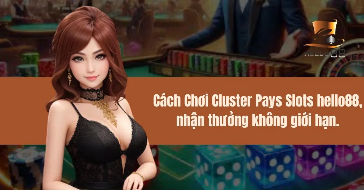 Cách Chơi Cluster Pays Slots hello88, nhận thưởng không giới hạn