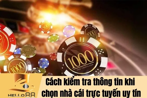 Làm thế nào để xác định một nhà cái trực tuyến uy tín?