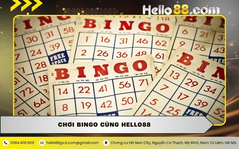 Chơi Bingo cùng Hello88
